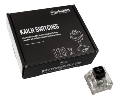 Podzespół komputerowy Glorious Kailh Box Black Switches (120 szt.) KAI-BLACK